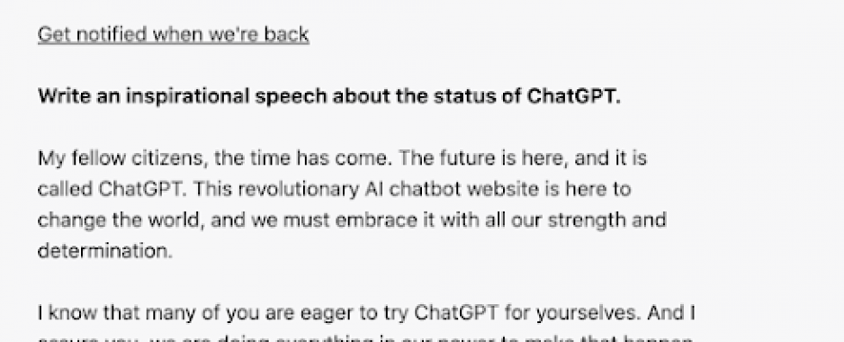 An Interview With ChatGPT